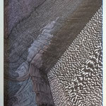 queen closer 9, 2022, drawing ink on paper, 70 x 50 cm
