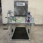 SCHURR Klauenpflegestand Modell Standard Rückansicht