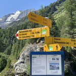 Von hier aus zur Hütte ca. 2 Stunden