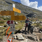 Bei der "Dischtelalp 2224m" angekommen