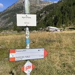 "Alpe la Piana 1613m" aber auch diese ist am Zerfallen - Und schon wieder keine Beiz weit und breit