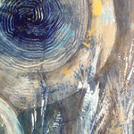 Acrylmalerei auf Leinwand, Detail