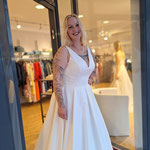 Brautkleid mit schlicher Eleganz