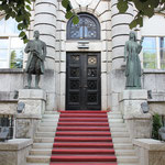 L'entrée du Ministère de la Culture