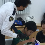 自分の指紋サンプルと比較中です！