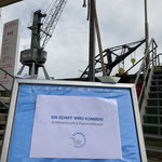 papierschiffswerft beim hafengeburtstag • dt. hafenmuseum / schuppen 50A • 10.5.25