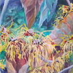 Frühling - Zaubernuss, Acryl auf Leinwand, 80x60 cm