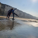Ein typischer Strand in der Normandie...