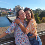Jessy mit Caro in Bilbao