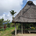 Eine typische Ifugao-Hütte