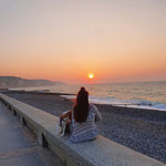 Jeden Abend das Gleiche: Sonnenuntergang am Meer