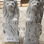 Reconstructie leeuwsculpturen 