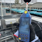 Schallmessung zur Ermittlung des Schallleistungspegels einer Wasserstofftankstelle im Fuhrpark des Busbetriebes der Stadt Frankfurt am Main