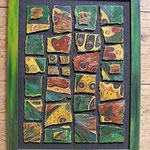 103  Schmetterlinge im Dschungel  |  Öl auf Hartfaserplatte, 2004, 43 x 33 cm, 136 (statt 160) Euro