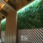 フェイクグリーン大型壁面緑化 ソード葉2 artificial green wall