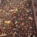 MASHHAD マシャド産地 wool&silk 200x300   GHOLSHANｺﾞﾙｼｬﾝ工房
