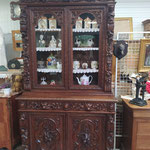 buffet vitré 2 corps lg 1m40 pf 53 cm ht 2m43,5