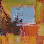 207 Ohne Titel, Acryl auf Leinwand, Gitta Junge, 60 x 60 cm