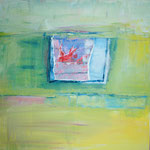 170 Ohne Titel, Acryl auf Leinwand, Gitta Junge, 60 x 60 cm