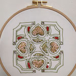 jardins de Villandry - mix Lunéville + aiguille niv.1 + broderie perlée
