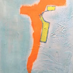 La neige fond- Technique mixte sur toile,   38x46 cm