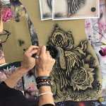 Cécile, formation Airbrush tatoos , 3 jours consécutifs