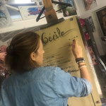 Cécile, formation Airbrush tatoos , 3 jours consécutifs
