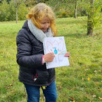 Referentin Heidi Berressem bei der Führung, Foto: NABU-Steinau