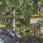 In entgegengesetzter Richtung zu unserer Aufstiegsroute ging es nun an den Abstieg