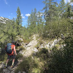 Nun ging es an den letzten Teil des Weges zur Pühringerhütte