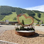 Unsere Tour begann bei der Bergstation der 10er Gondelbahn, die von Hinterstoder auf die Hutterer Böden führt 