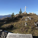 Gleich darauf war der wunderschöne Gipfel der Hohen Scheibe erreicht