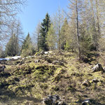 Das kurze weglose Stück auf den Michelkogl ist nicht schwierig zu gehen, erfordert lediglich ein bisschen Orientierungssinn, um nicht am Gipfel vorbeizulaufen