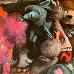 Teilmenge von Masse 2023 | Acryl auf Leinwand | 40x50 