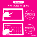 Astuce tablette Surface sous Windows 8 et RT.