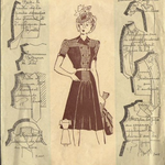 robe femme années 40