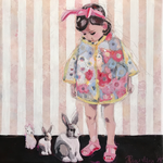 Wer glaubt an den Osterhasen 40x40 
