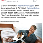 Zermatt unplugged Tickets gewinnen