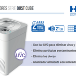 Catálogo purificador Hepa serie Dust Cube