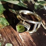 14kt goud, zilver en toermalijn