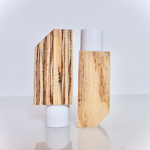 Brutalistic lip balm packaging
