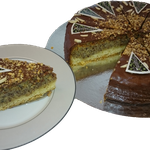 Nusstorte mit Mürbteig Boden (Russische Nusstorte)