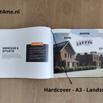 real estate hardcover book a3 size