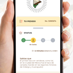 Diseño Vrs. Mobile para seguimiento de Pedido - San Taco Mexican Food