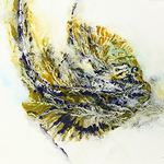Aquarelle fossile - Vanité sédimentaire VI - 2023
