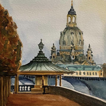 Dresden, Aquarell (ZU VERKAUFEN/ FOR SALE)