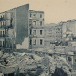 1941 Ruinas de la Calle del Rincón desde el este