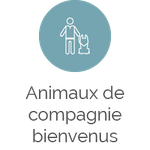 Animaux de compagnie bienvenus