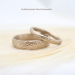 "Grace" - Ringe Sandgold 750, Damenring 1150.- / Herrenring 2160.-