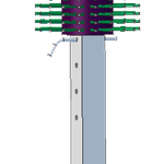 Drawing SCHURRfix post (visibility, height adjustability)
